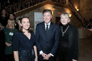 Keynotes Speakers, Helen Doody and Brian Ruane with Irish America's Patricia Harty