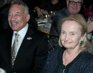 AAIDN Chair, Dennis Brownlee with honoree Loretta Brennan Glucksman.