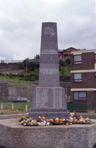 Bloody Sunday memorial in (London)Derry, (Northern)Ireland. Photo: Wikimedia