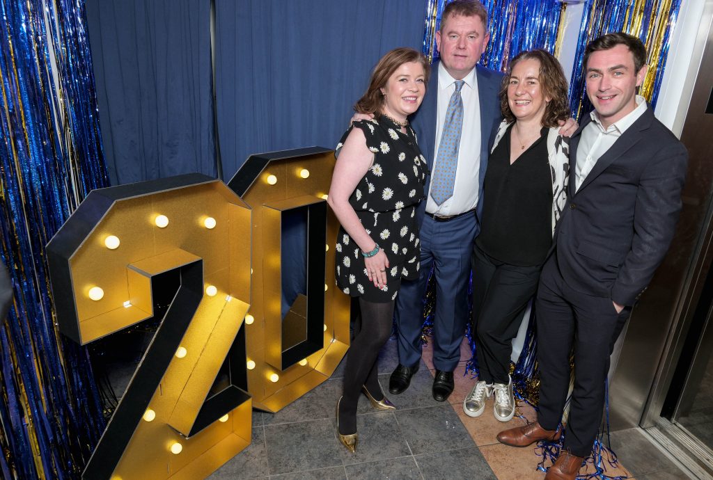 Jane McCarter O’Dowd, Invest Northern Ireland, NYIC Executive Director George Heslin,  Aeidin McCarter Head of Culture for Derry & Strabane District Council, and Rob O’Dowd, husband of Jane